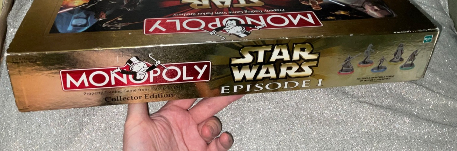 Monopoly Star Wars Episode 1 Collectors Edition Board Game 100% Complete See Pic
