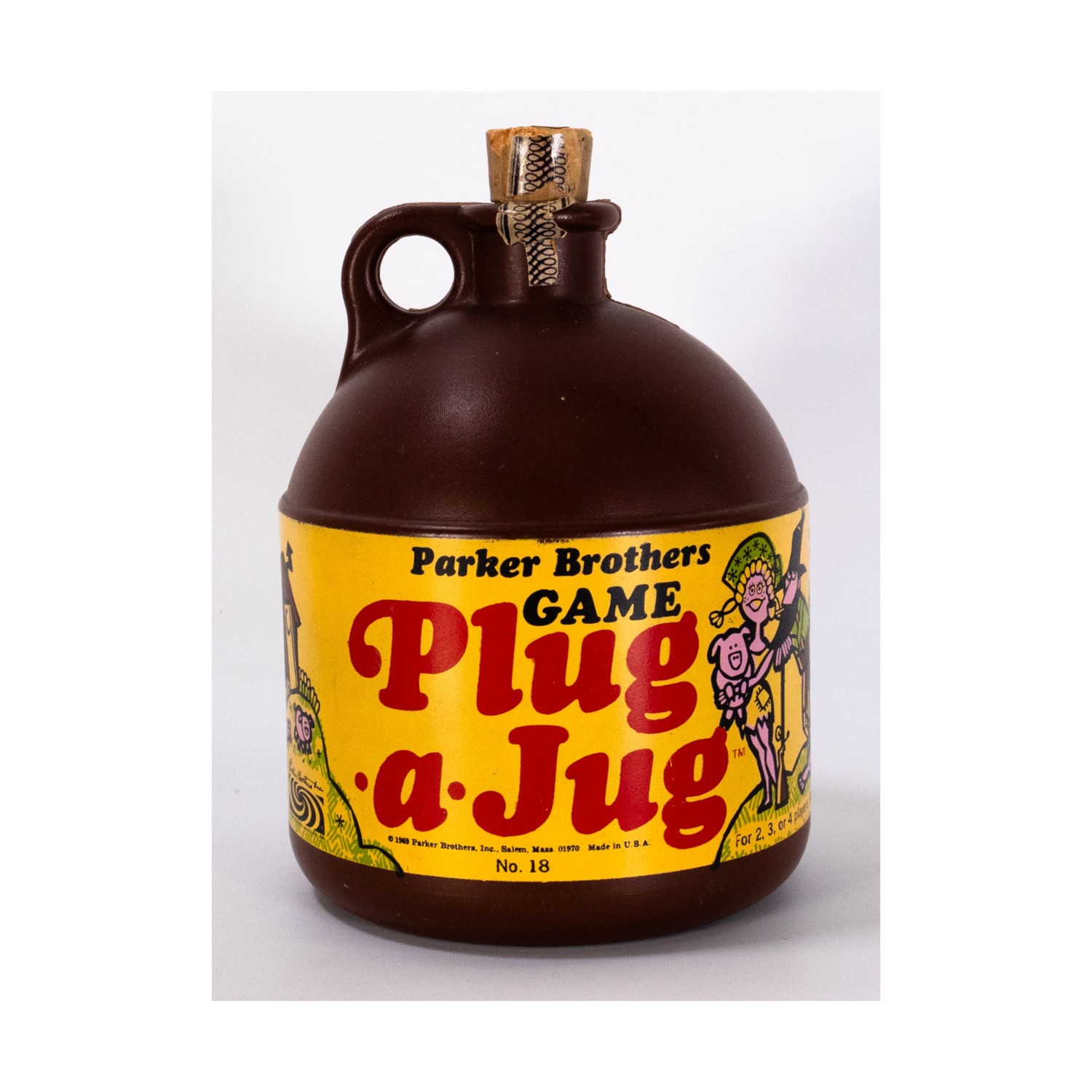Parker Bros Boardgame Plug a Jug Box VG+