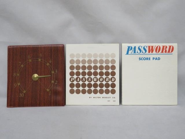 Vintage 1963 Milton Bradley Password Fine Edition Board Game – 100%Complete (EX)