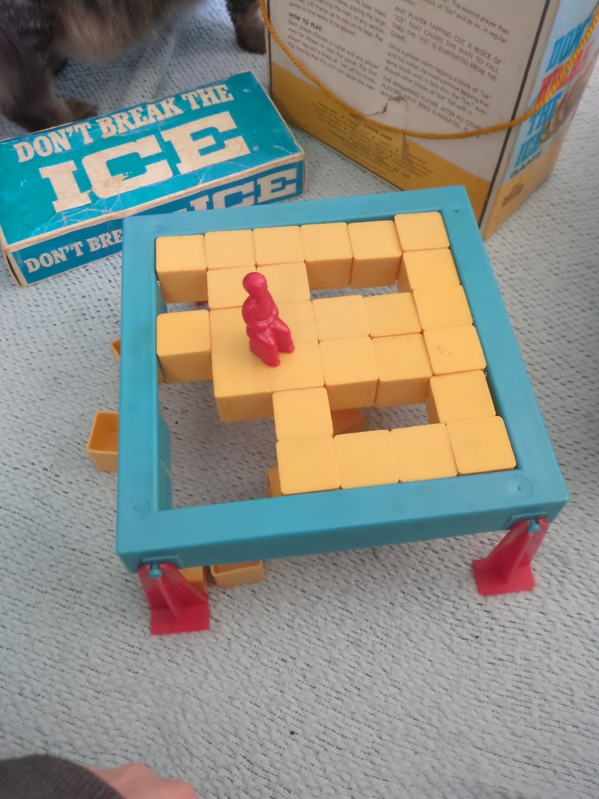 Vintage 1970 Don’t Break the Ice Game Missing Mallets