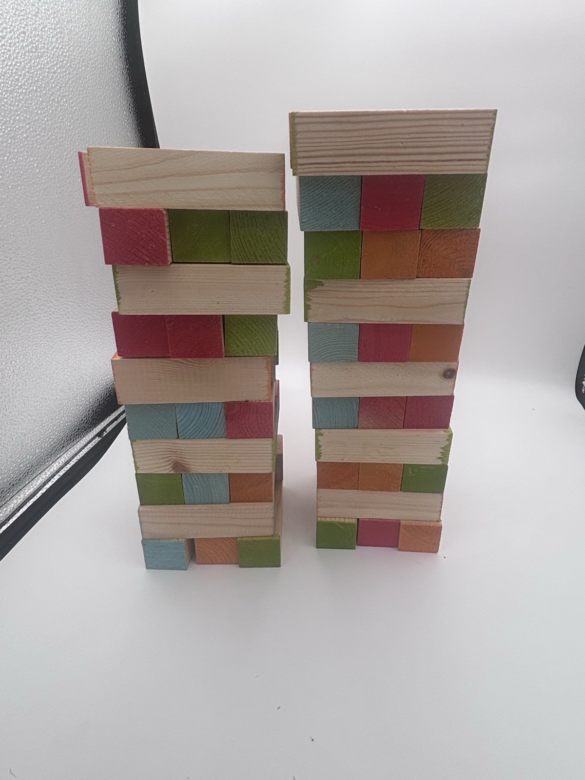 Hey! Play! Giant Glow Tumbling Blocks Glow-in-the-Dark Stacking Game 6+