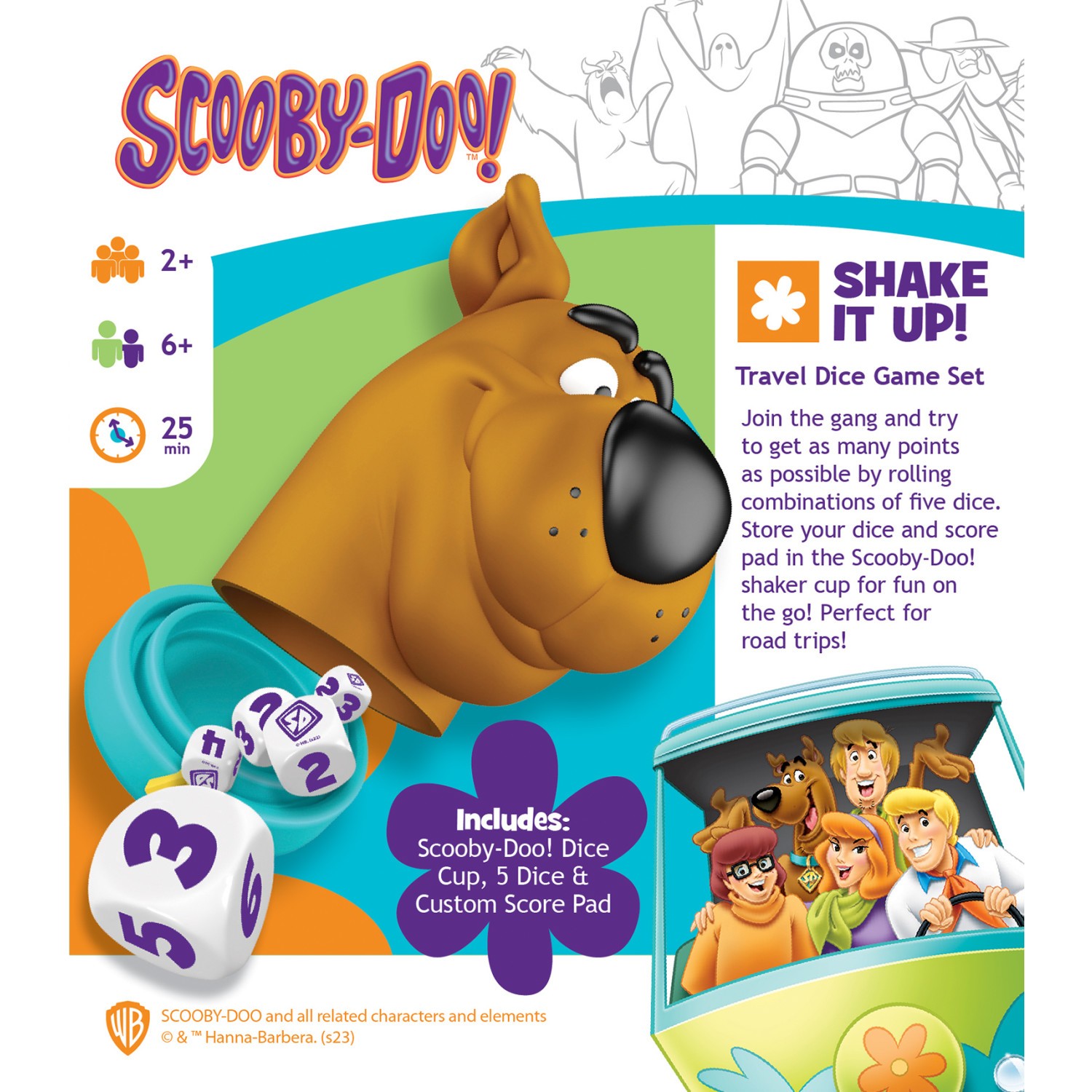 MasterPieces – Scooby-Doo! – Officially Licensed Shake It Up! Dice Game
