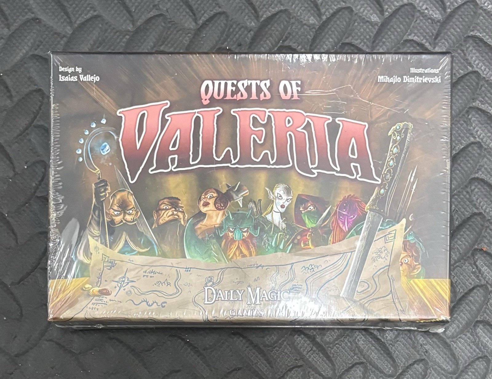 Brand New Sealed Quests of Valeria Board Card Game 2016 Daily Magic Games