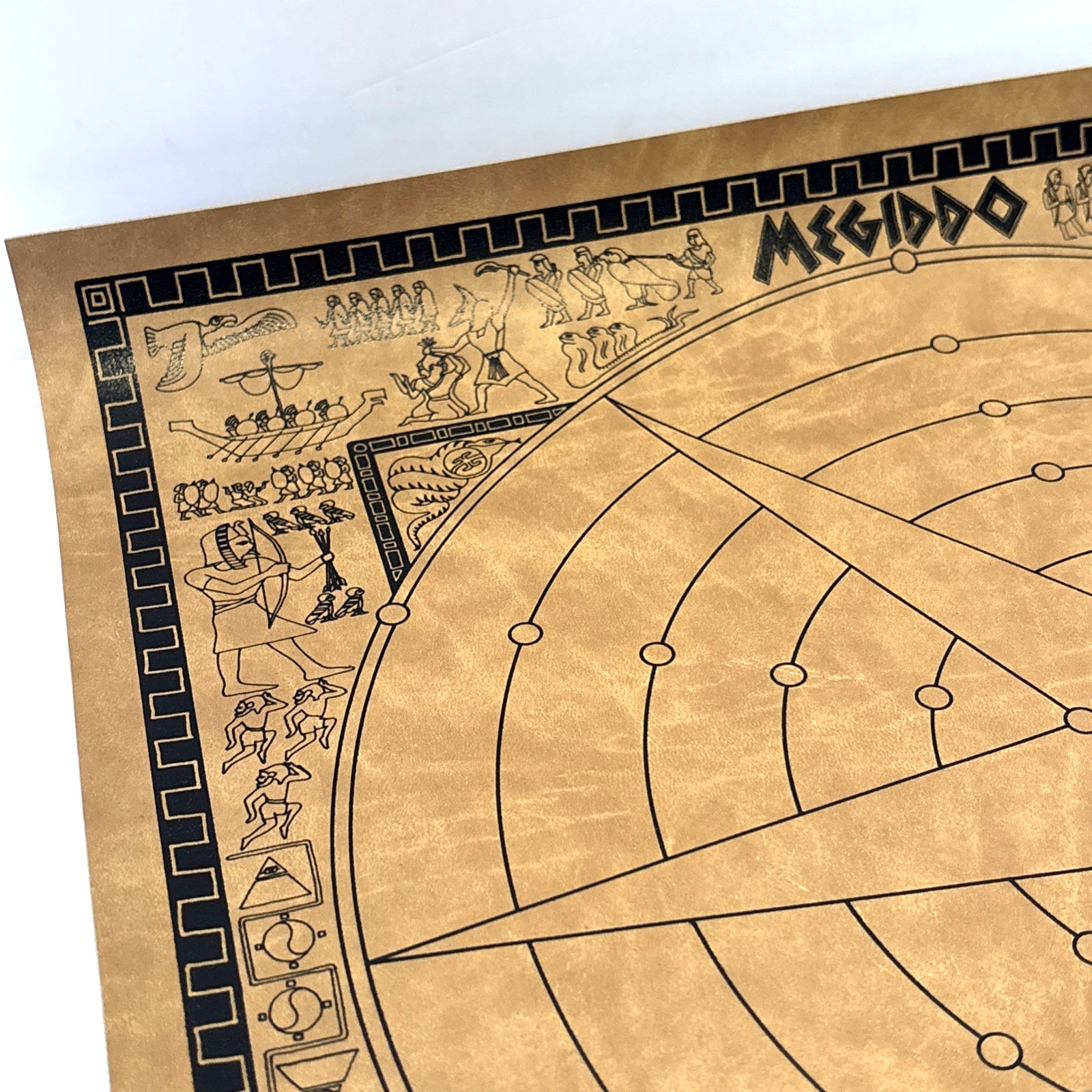 VTG Megiddo Strategy Board Game 1984 Award Winner Complete Tube Abstract Game