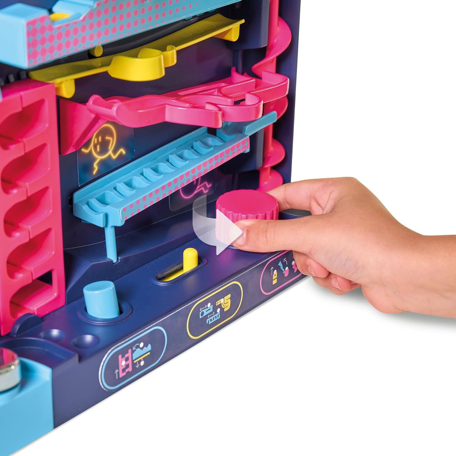 TOMY Screwball Scramble Level up Marble Maze – Vertical Beat-The-Clock Marble Ru