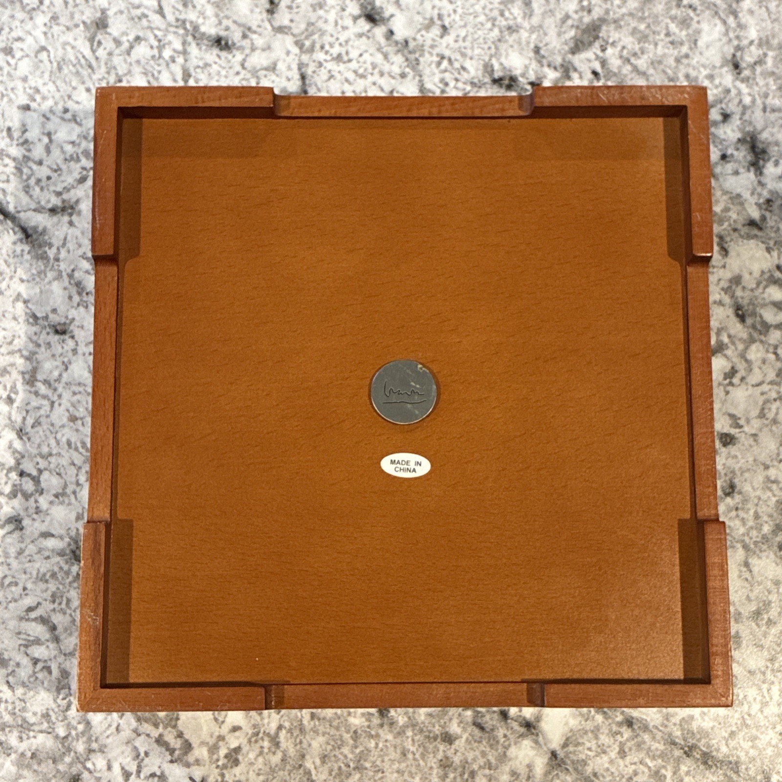 Michael Graves Design YAHTZEE Game Custom Wooden Box & Cup w/ Score Sheets
