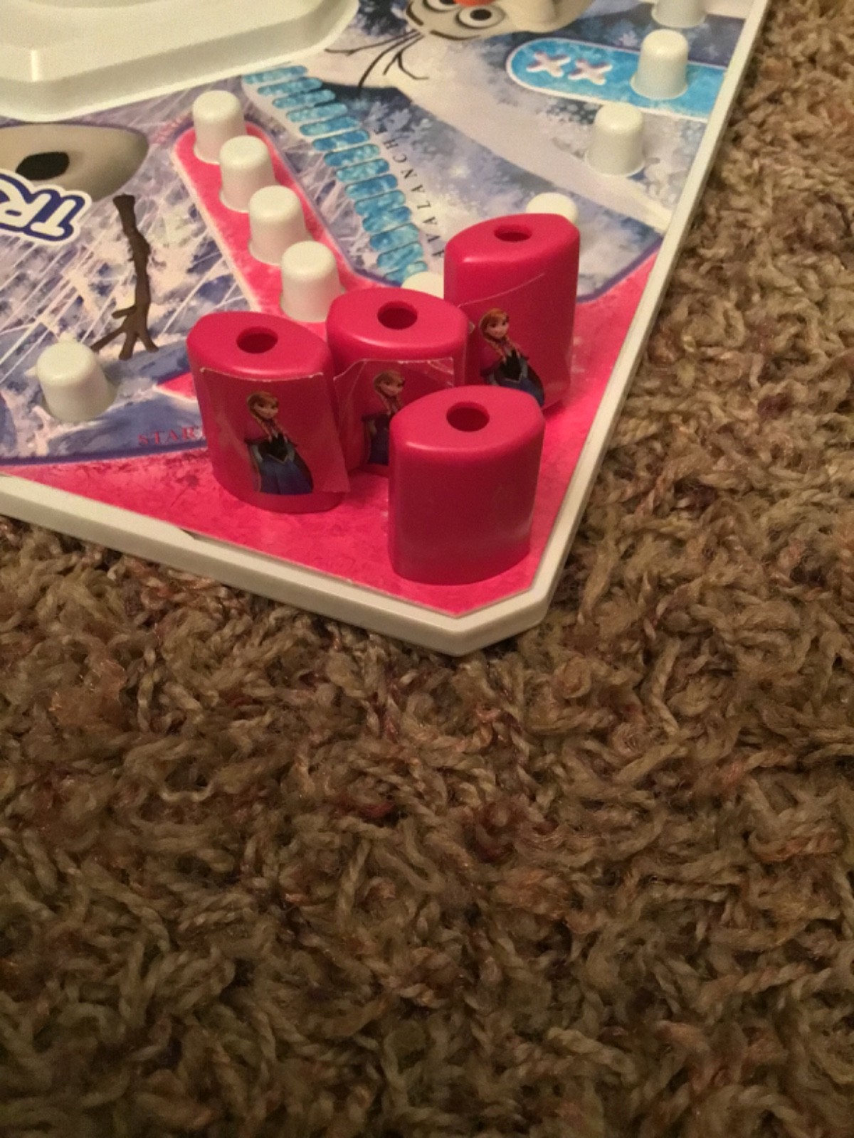 Hasbro Disney Frozen Olaf’s In Trouble Pop-O-Matic Board Game Complete