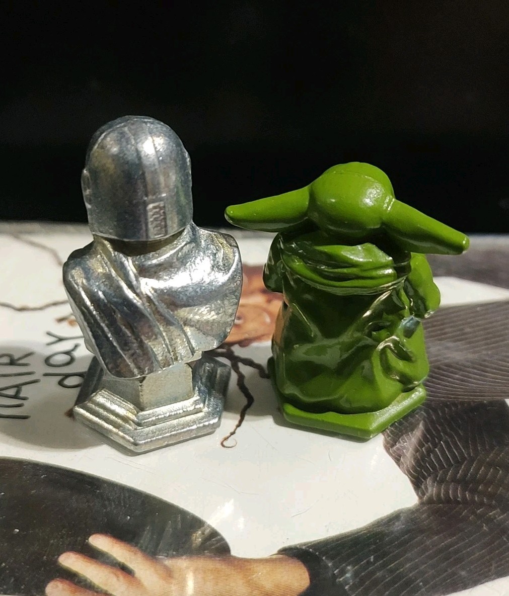 Star Wars The Mandalorian Monopoly Metal Tokens Characters Set Grogu Gideon Dune
