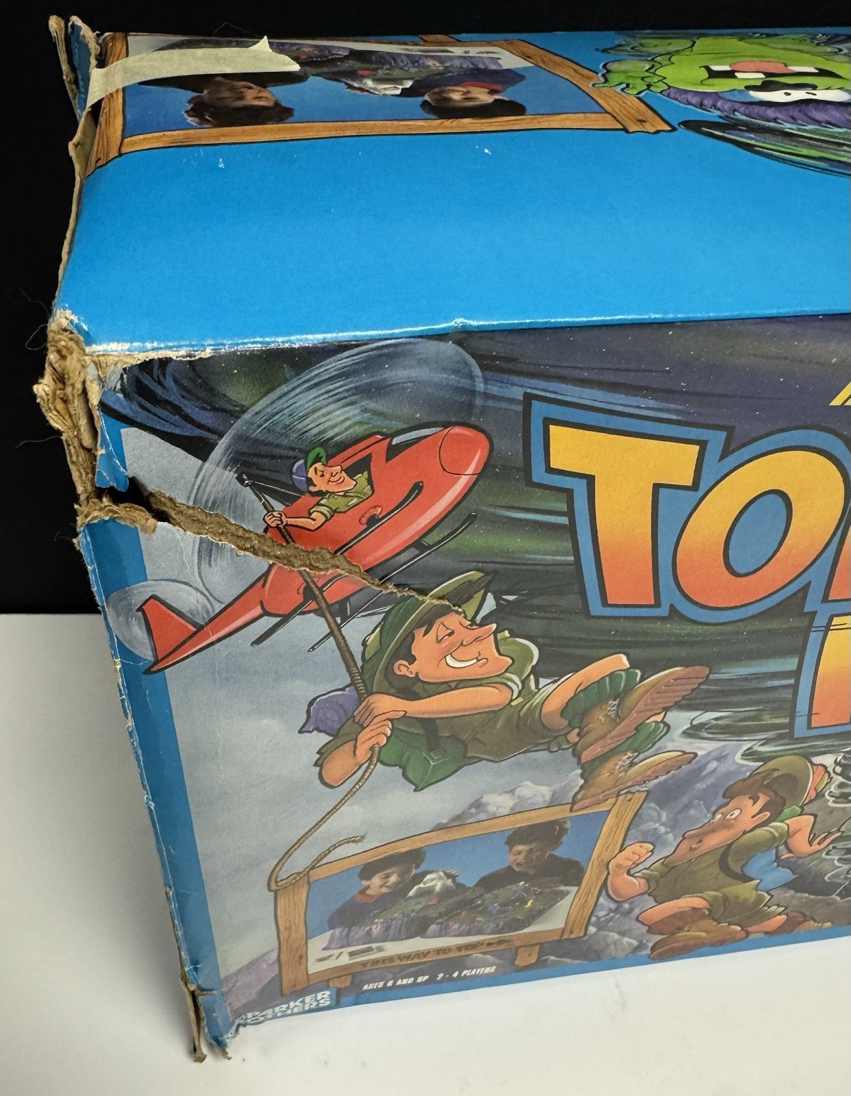 Vintage 1991 Tornado Rex Board Game With Original Box Parker Brothers READ DESCR