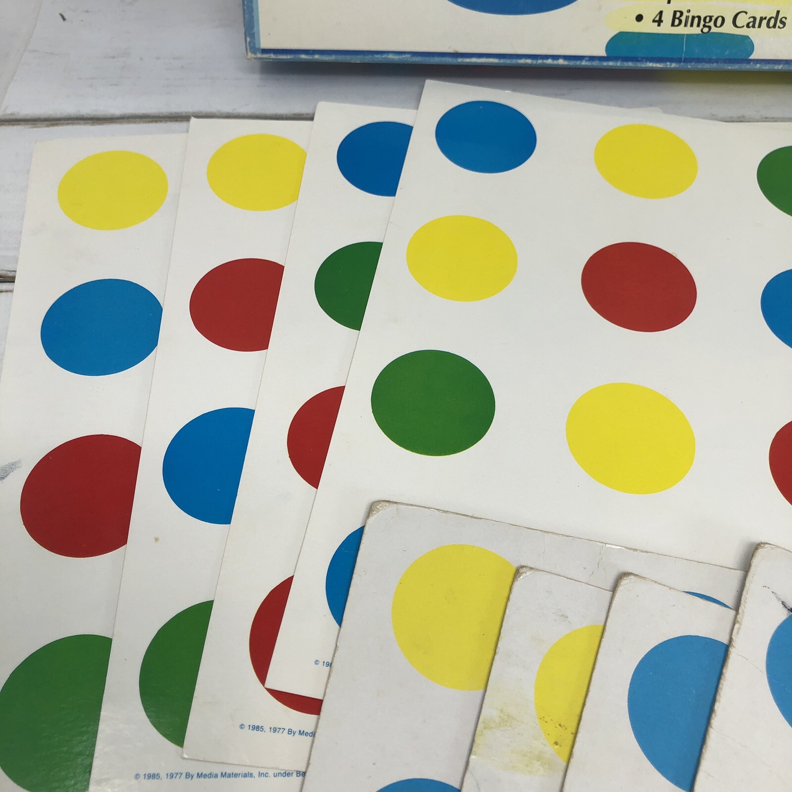 TEDDY BEAR BINGO Color Perception Game Teacher Parent Aid Eye Hand Coordination