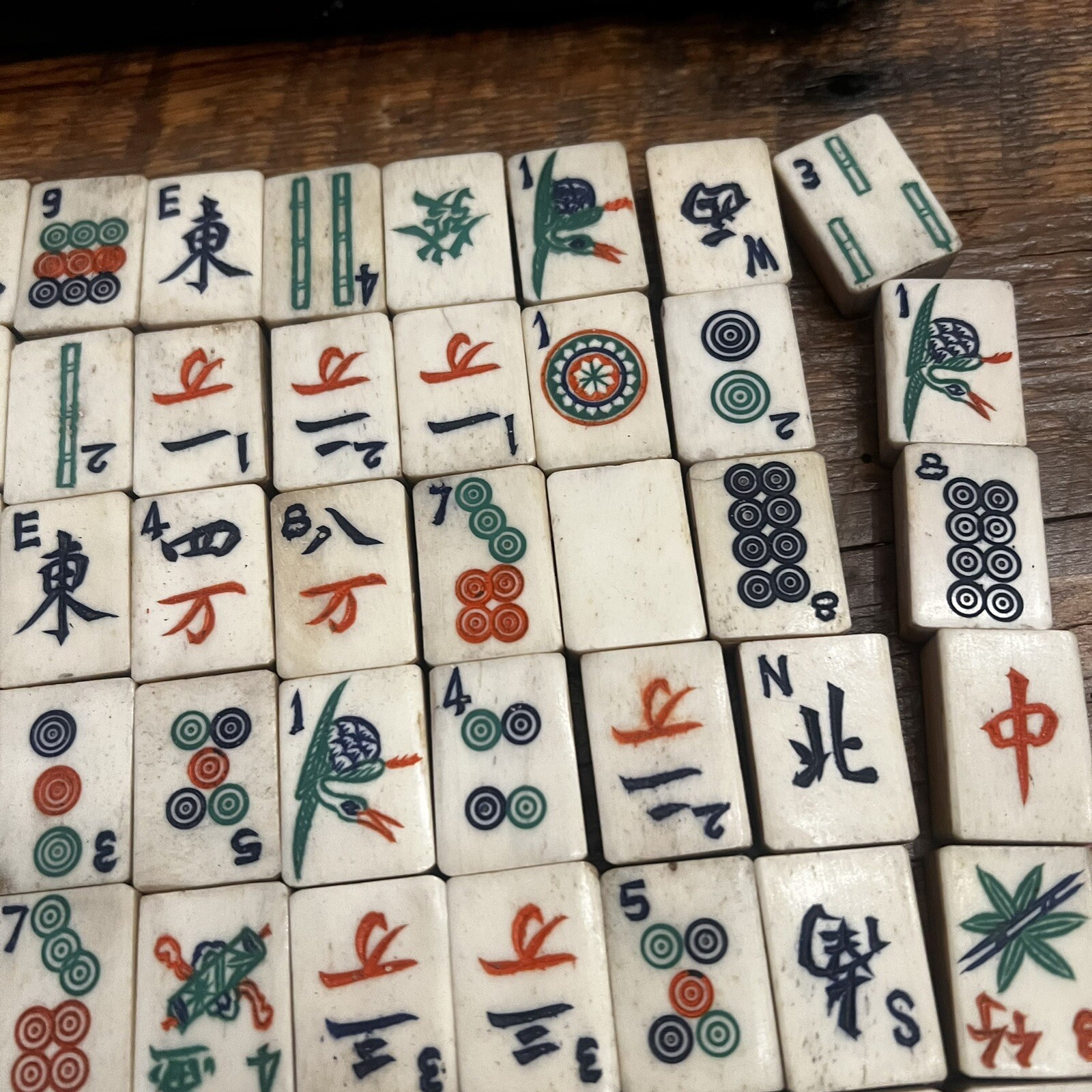 Antique Mahjong Set 1923 Yamanaka Co New York