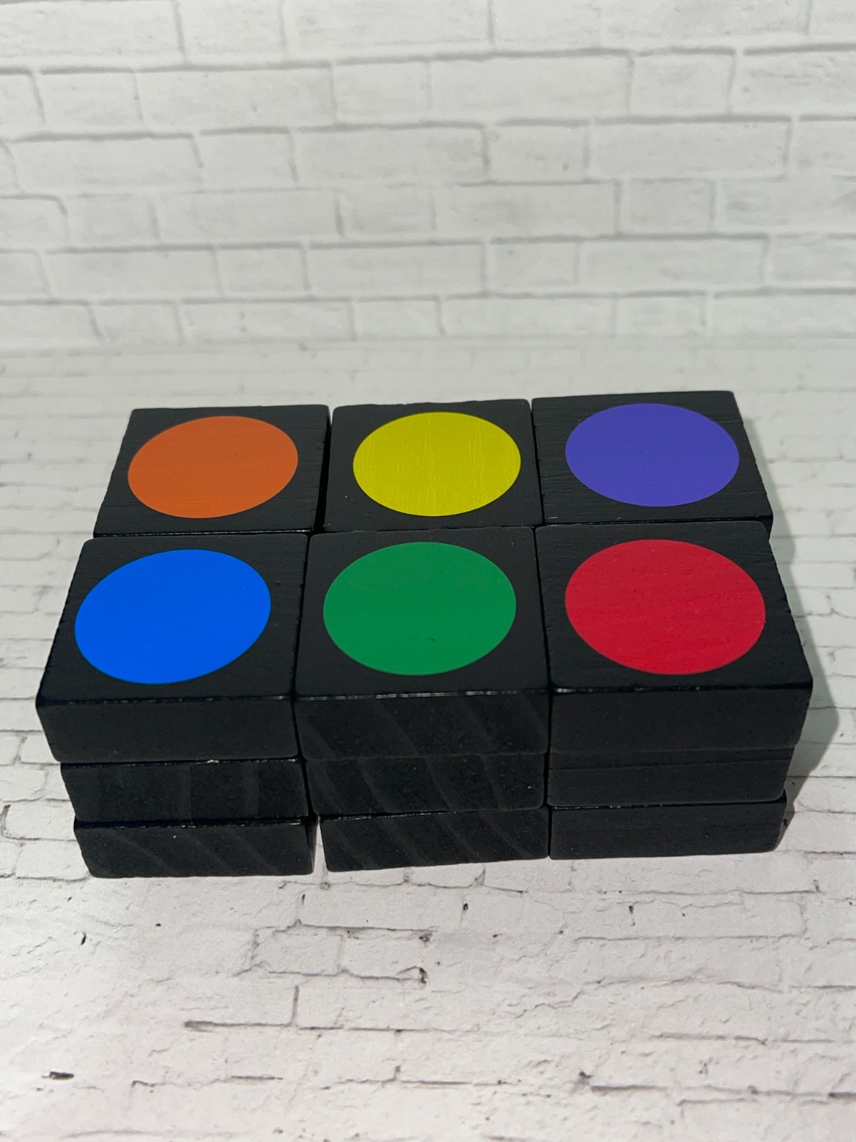 2006 Qwirkle Replacement lot of (3) – CIRCLE ORANGE