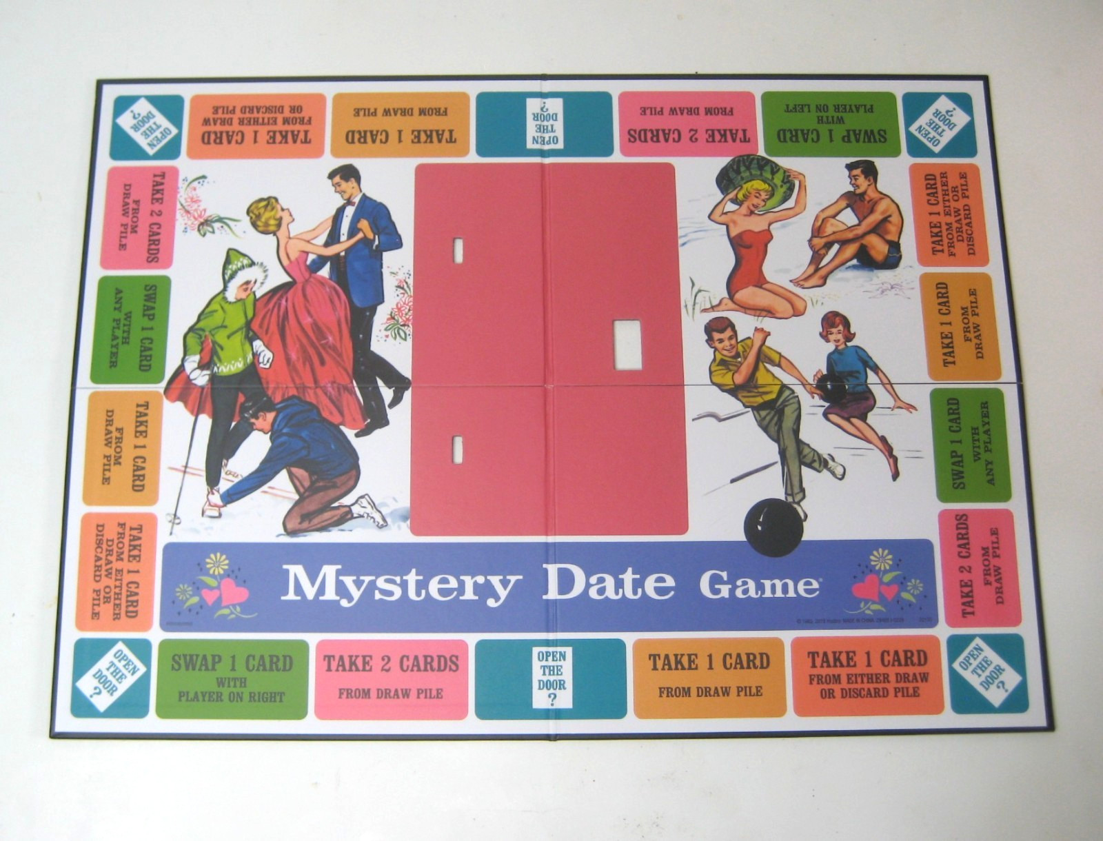 Mystery Date Vintage Bookshelf Edition Board Game Never Played with Sealed Cards