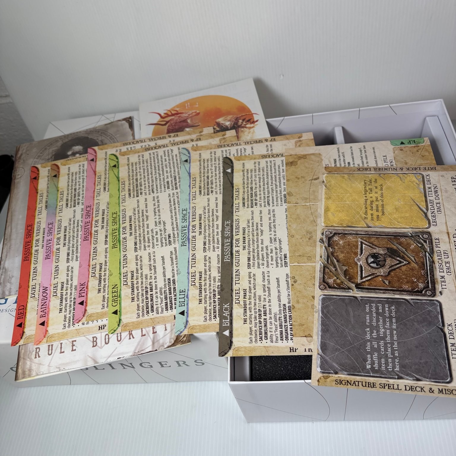Grimslingers Board Game, Deluxe Box, Northern Territory & Advanced Duels Sets