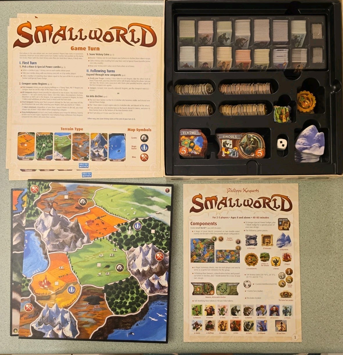 Days of Wonder Small World Board Game – 100% Complete