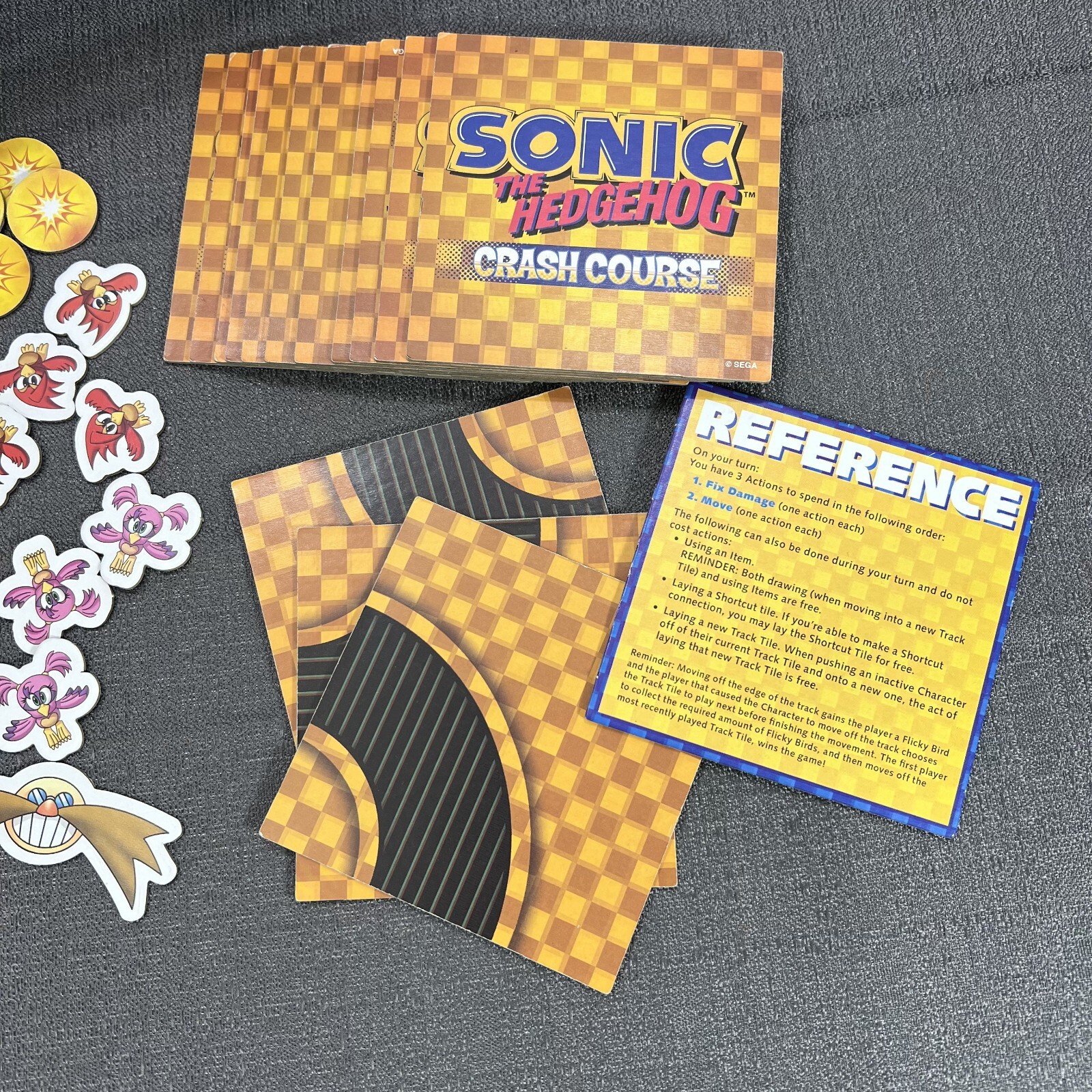 Sonic the Hedgehog Crash Course Racing Board Game by SEGA Complete in Box