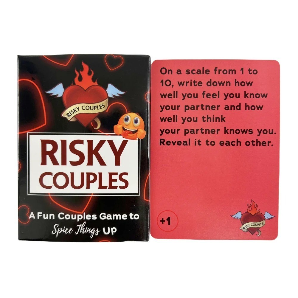 Risky Couples Card Game Date Night 150 Dares Questions Romantic Fun Game