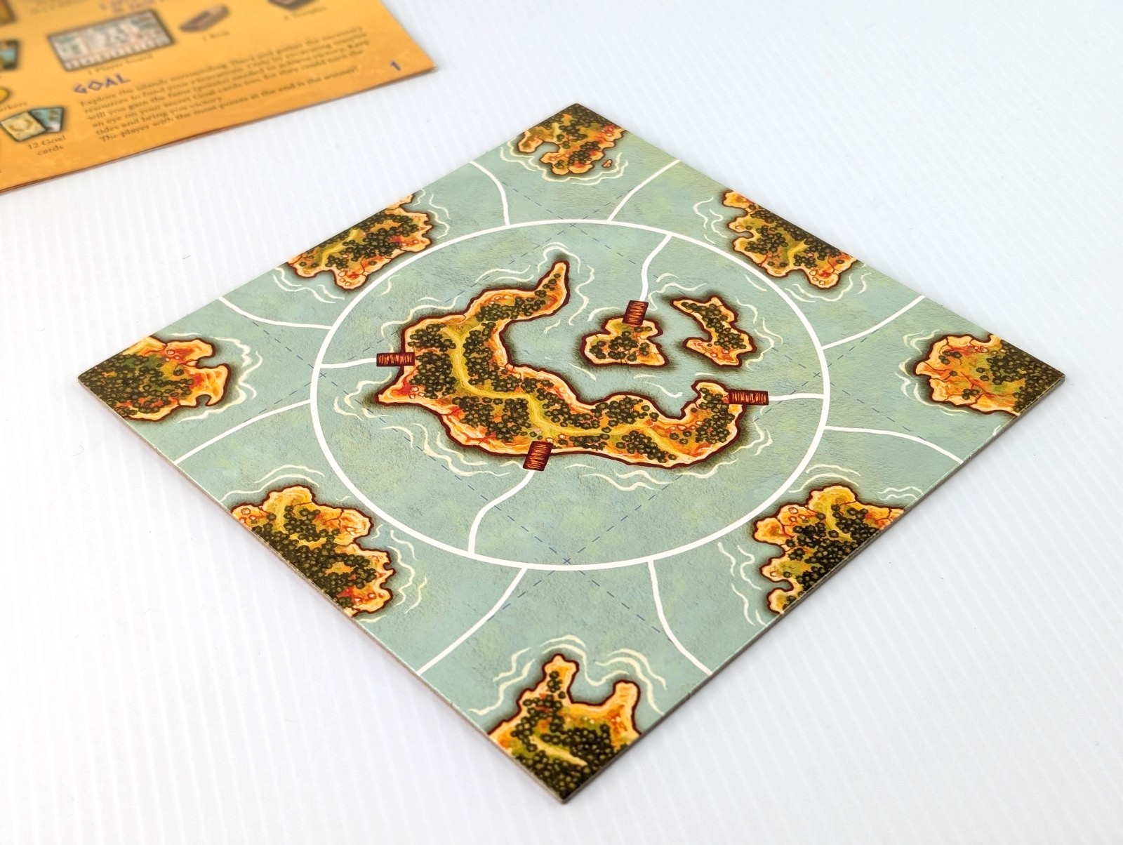 Akrotiri – 2-Player Card/Board Game by Z-Man Games – 100% COMPLETE – VGC