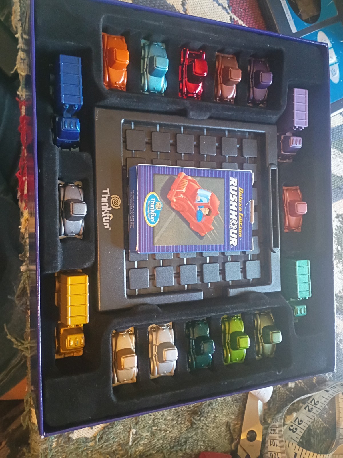 Rush Hour Deluxe Edition COMPLETE Thinkfun 2006 Strategy Thinking Game Puzzles