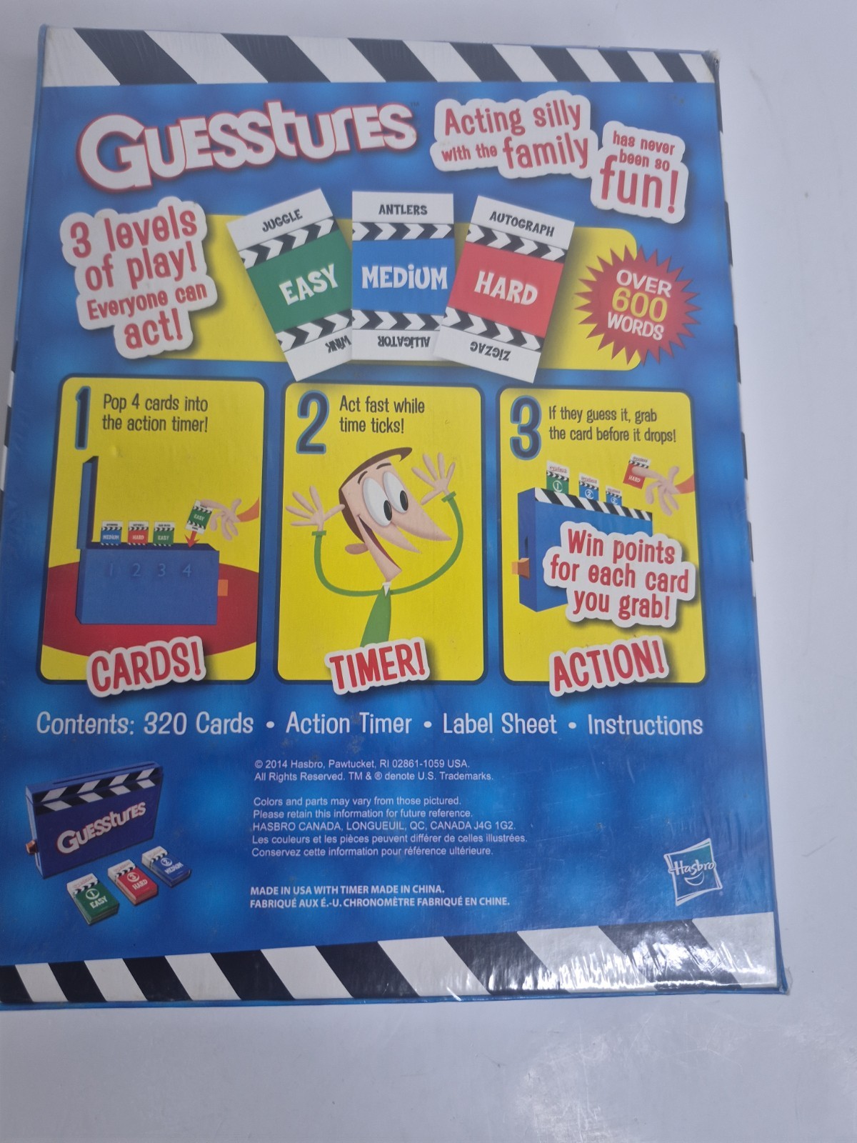 Hasbro Gaming Guesstures Family Party Game- Charades Game for 4 or More Players