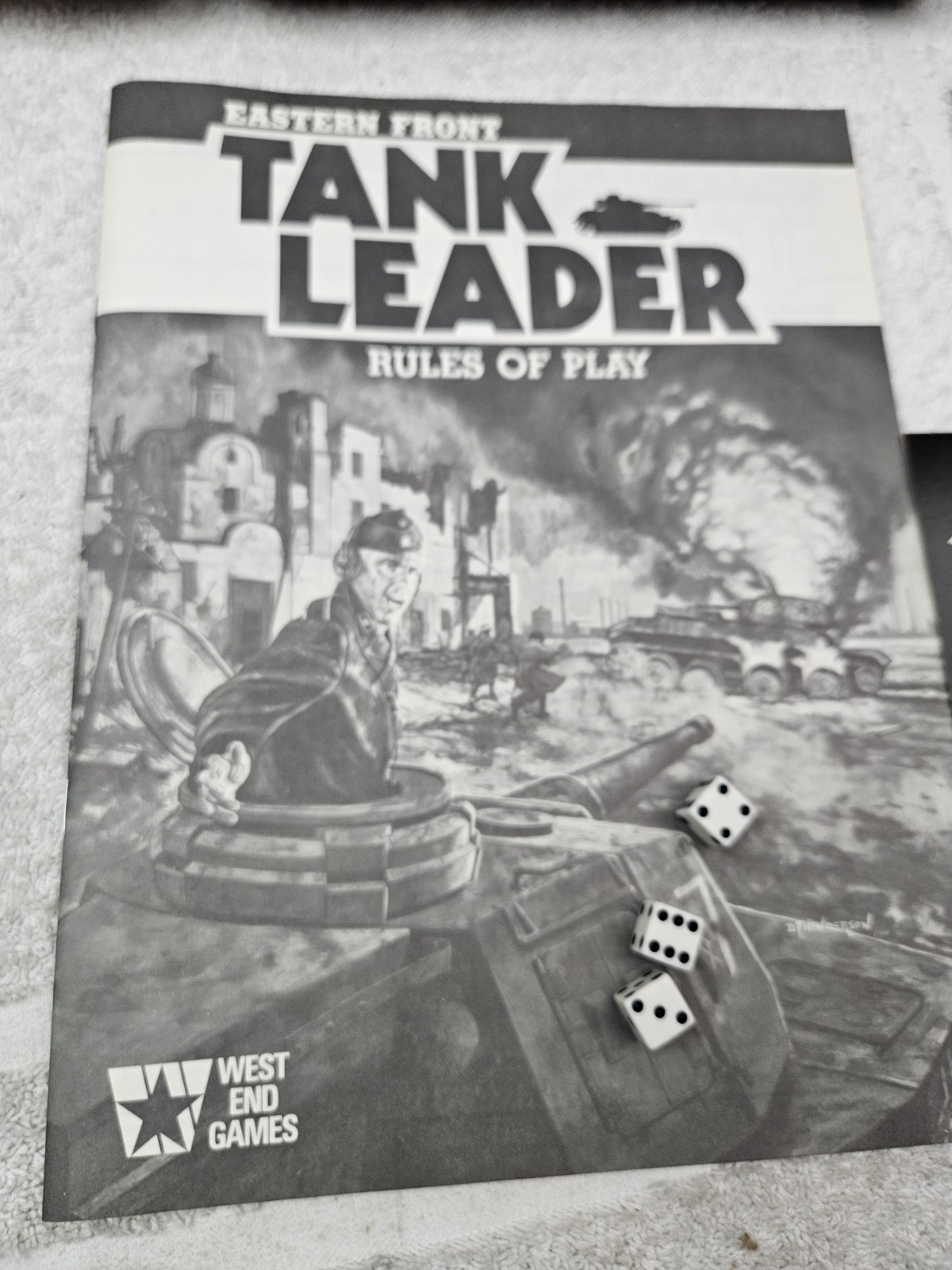 WEST END GAMES TANK LEADER GAME EASTERN FRONT 1986 VINTAGE CARDS UNPUNCHED