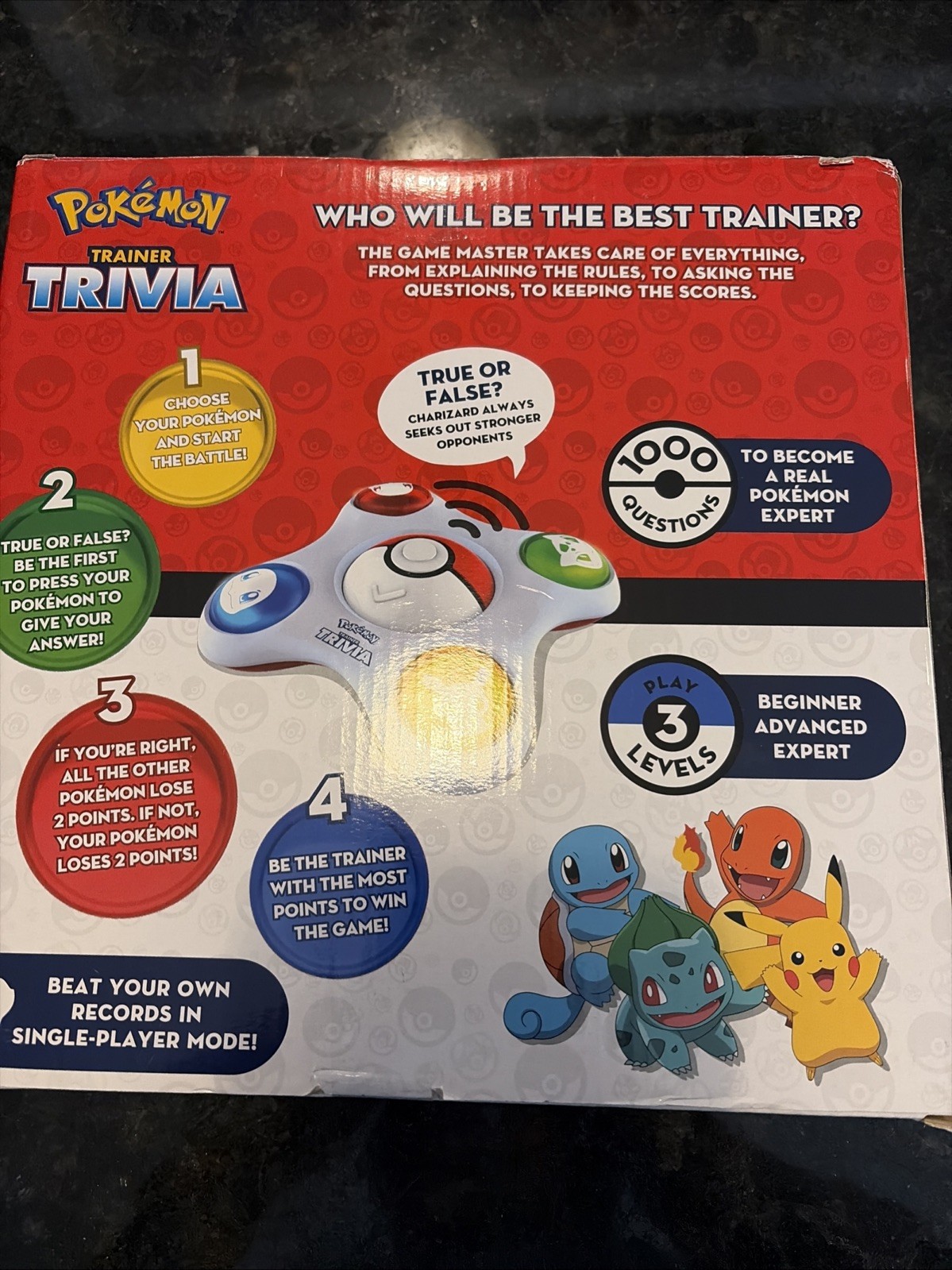 Pokémon Trainer Trivia Game BrandNew (Box Damaged)