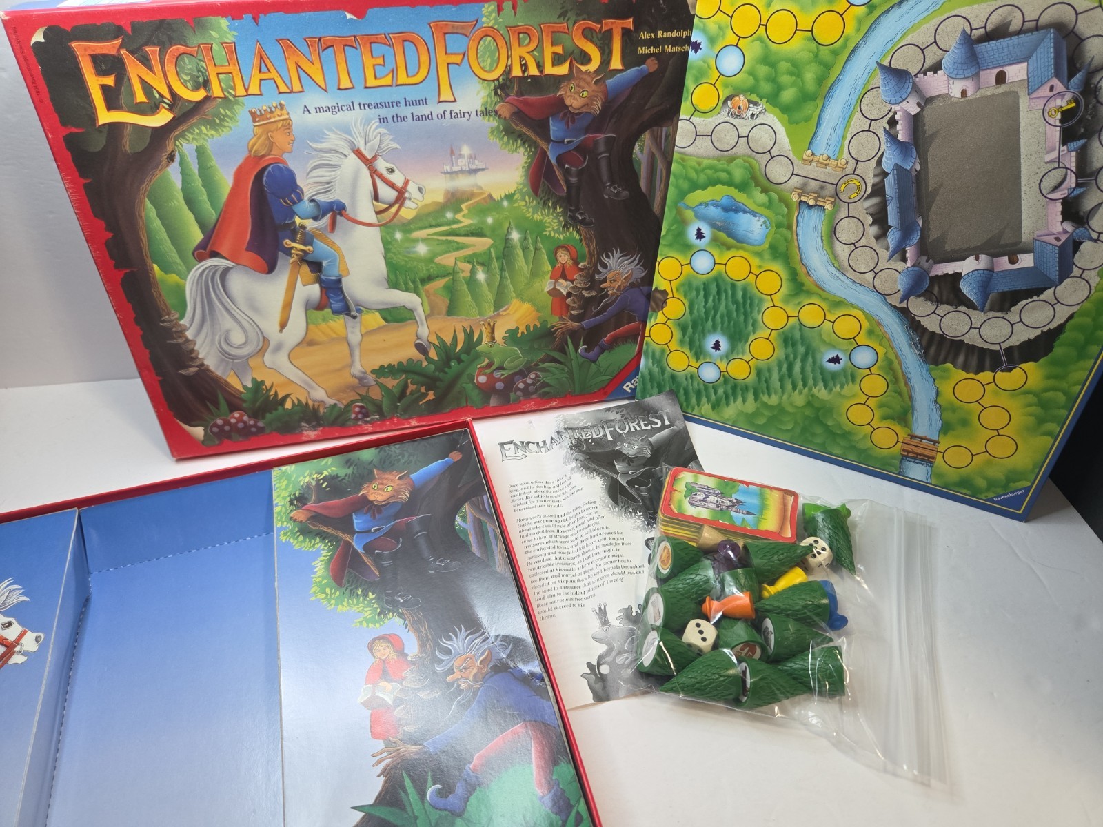 Ravensburger Secret Garden & Enchanted Forest w/ Box Vintage Complete Game