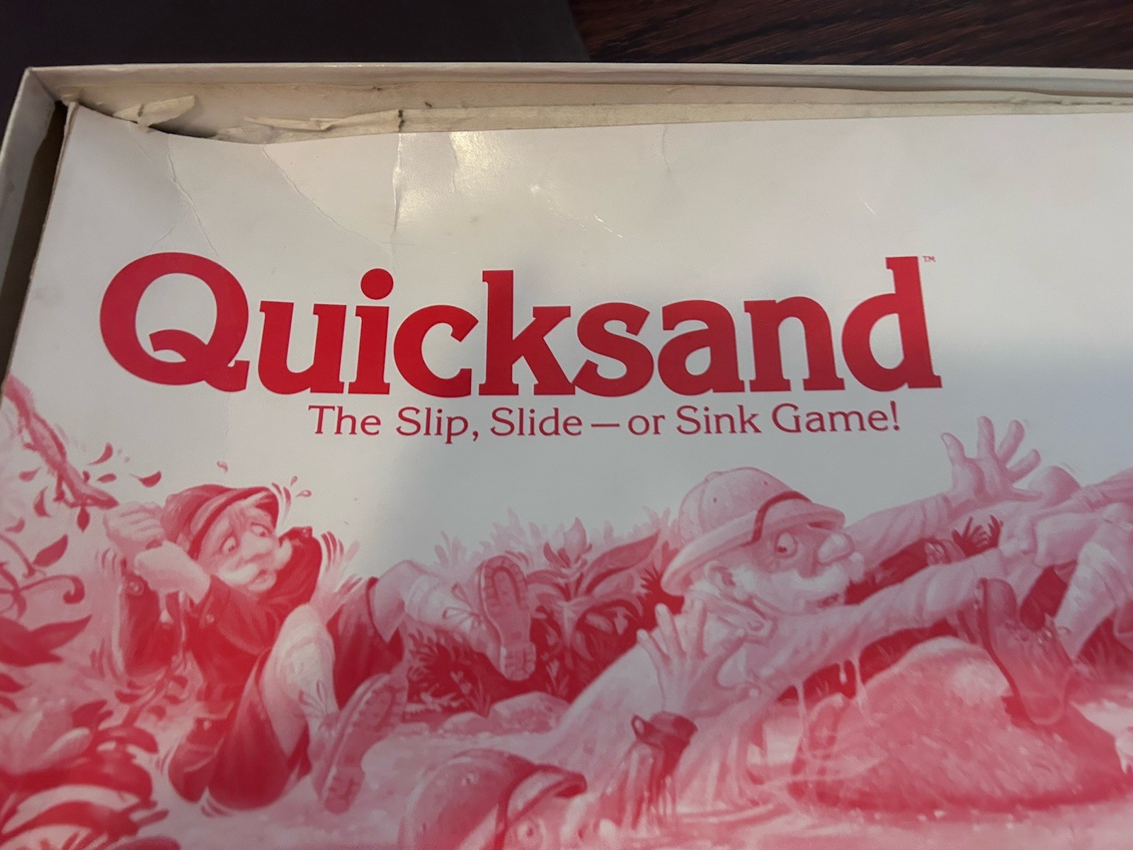 Quicksand The Slip Slide Sink Board Game Parker Brothers VINTAGE 1989 COMPLETE