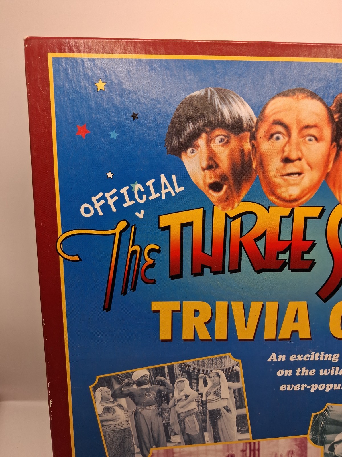 The Official Three Stooges Trivia Game 2000 By Talicor Mo Larry Curly Nyuk Nyuk
