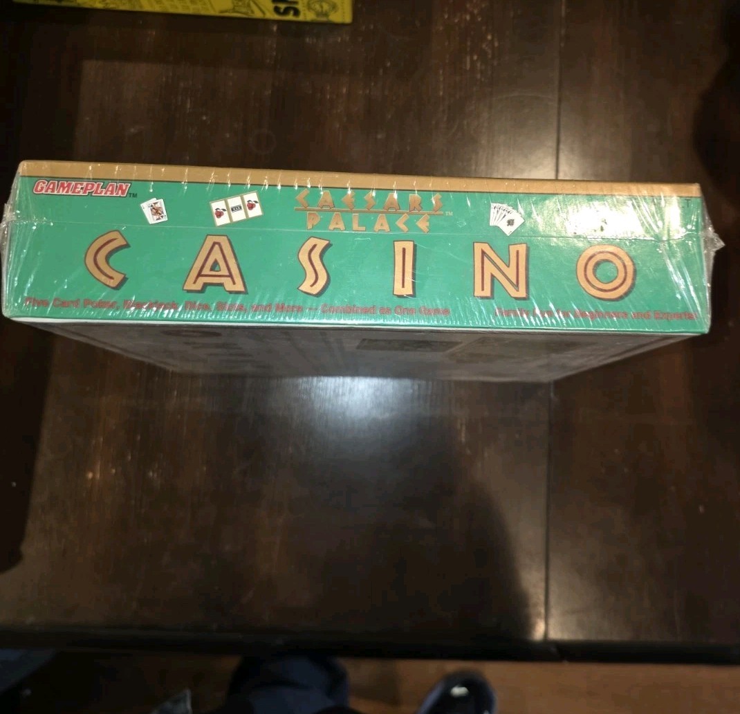 Vintage CAESARS PALACE CASINO Board Game 1995 by Gameplan New and Sealed