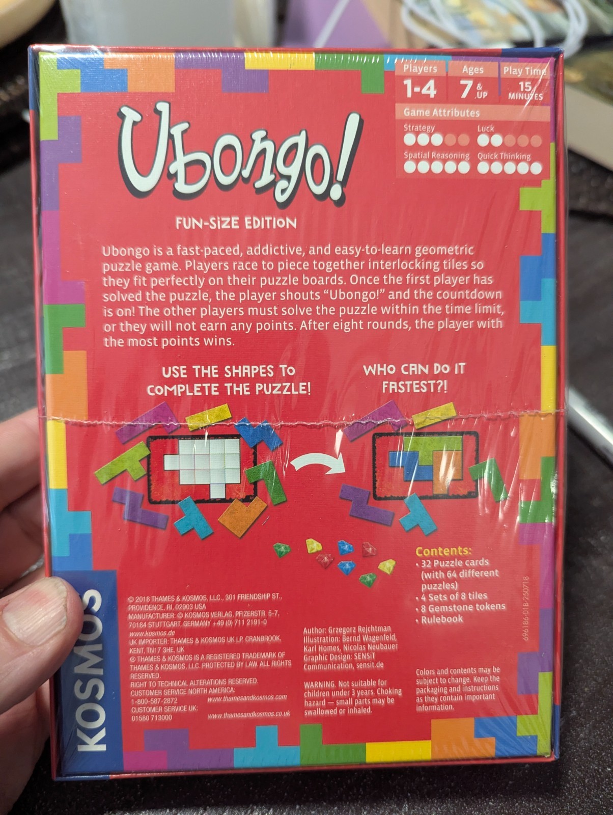 UBONGO! Fun-Size Edition Kosmos SEALED Multi AWARD WINNER 2018
