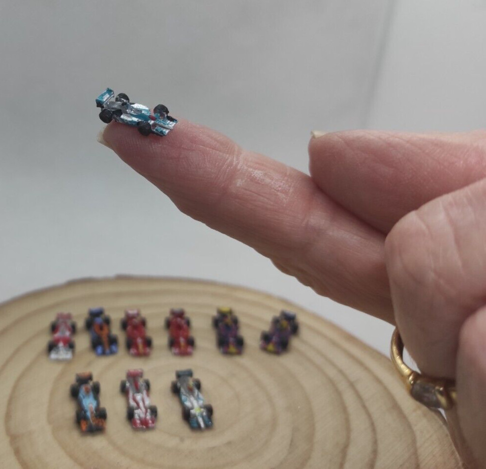FORMULA D Artisan F 1 TEAMS 2024. 1 3D car Handmade painting. Board Game.