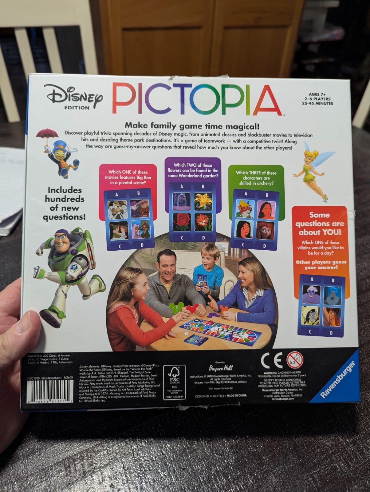 PICTOPIA DISNEY Edition The Ultimate Picture Board Game 100% COMPLETE 2019