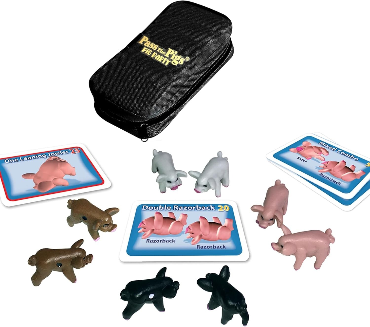 Pass The Pigs PIG PARTY – Dice Party Game – Family Game Night Kids 7+ & Adults