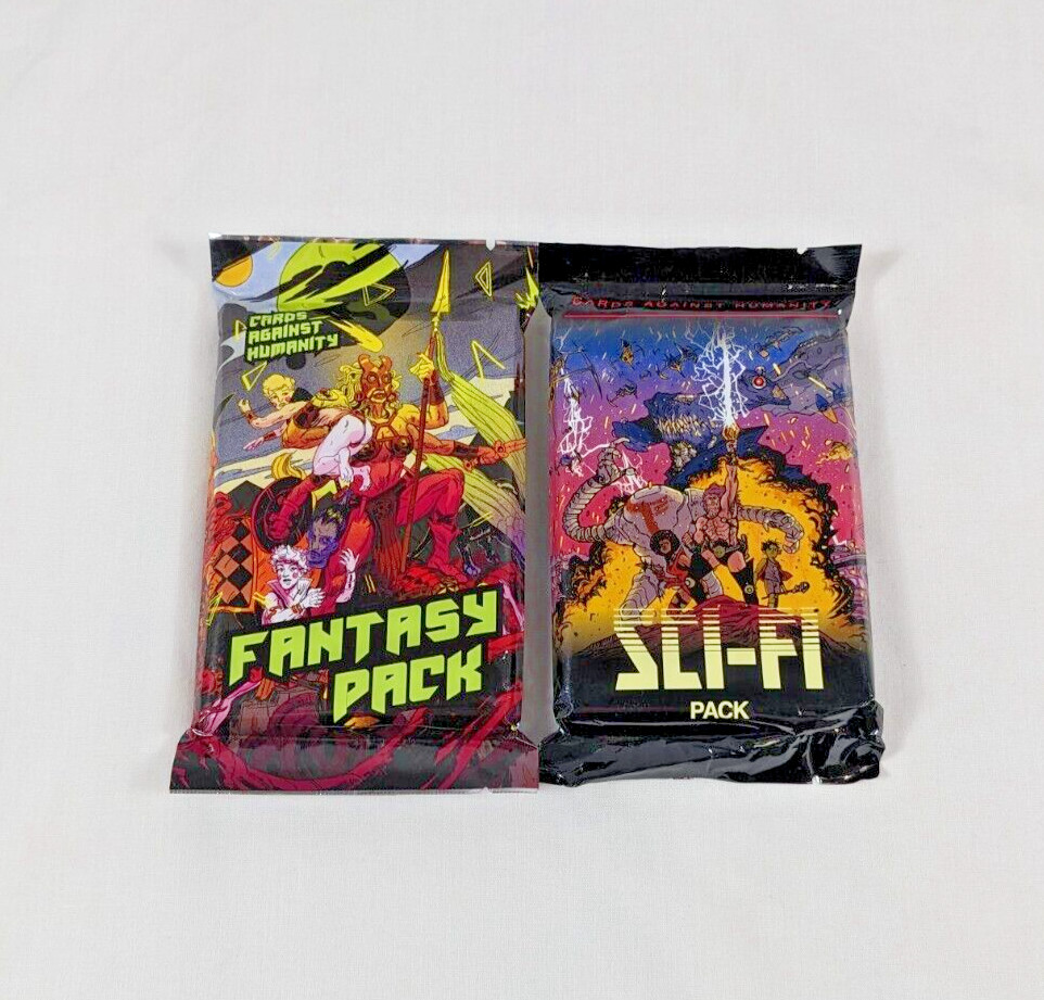 CARDS AGAINST HUMANITY Card Game FANTASY & SCI-FI PACK BUNDLE CAH LLC
