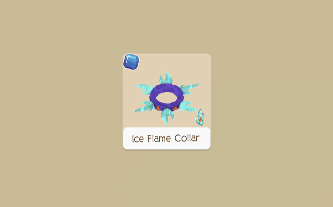 Animal jam play wild ice flame collar