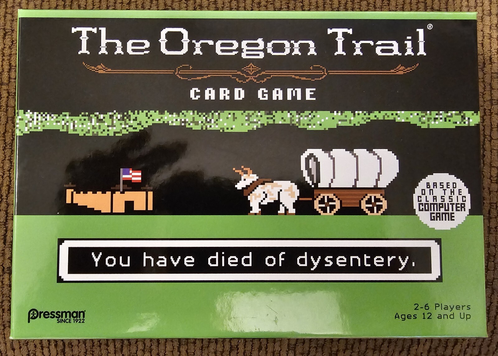 The Oregon Trail Card Game-Pressman New Family Fun 12 Years & Up, 2 to 6 Players
