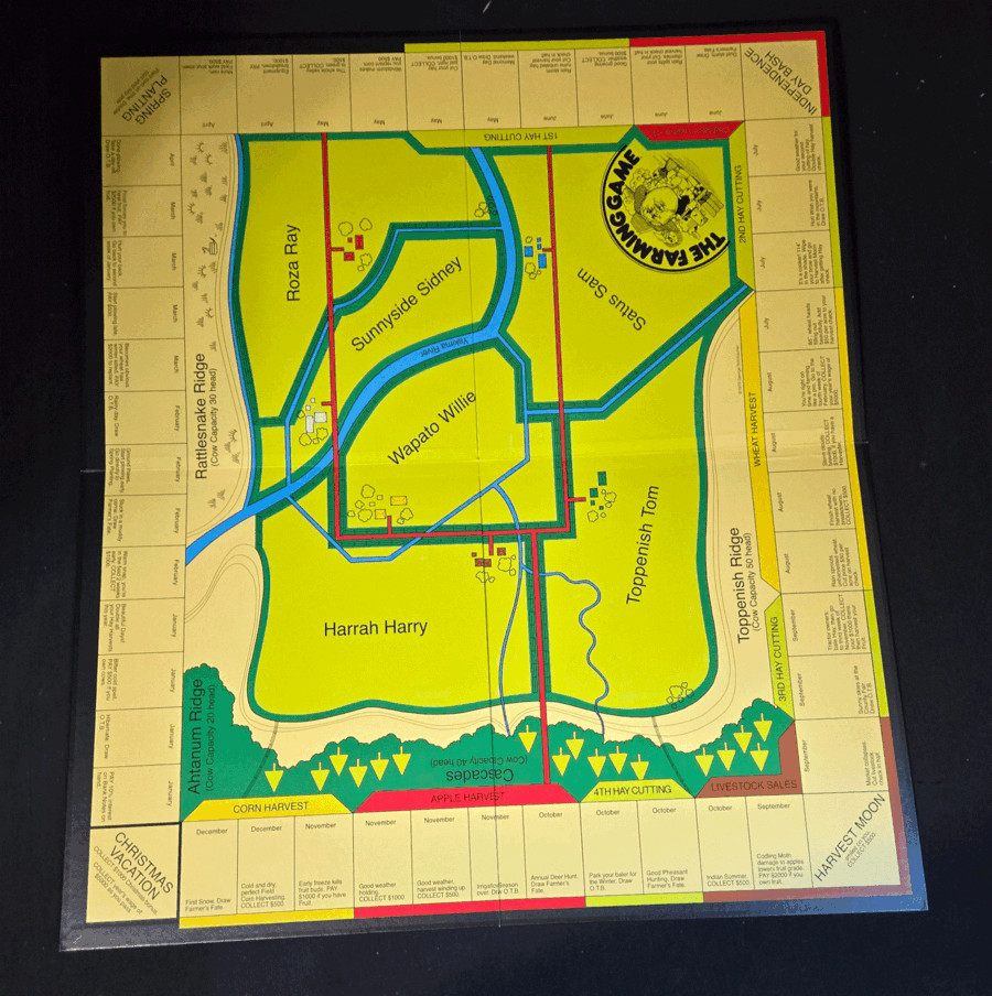 The Farming Game Family Fun Board Game Harvest The Fun! Weekend Farmer Complete