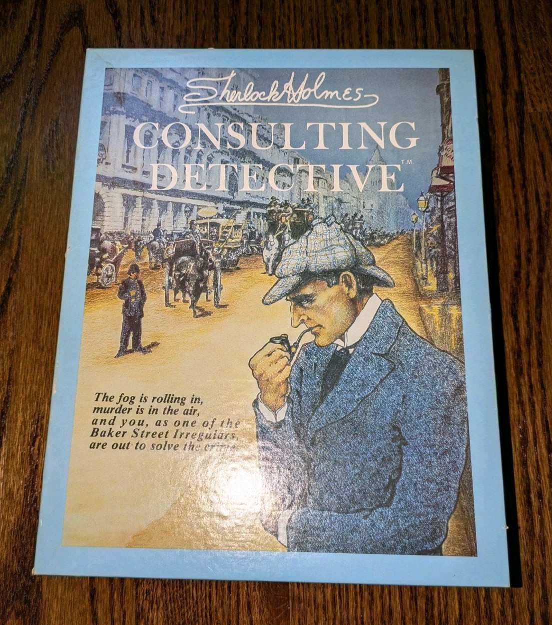 Sherlock Holmes Consulting Detective Board Game Sleuth Publications Complete Vtg