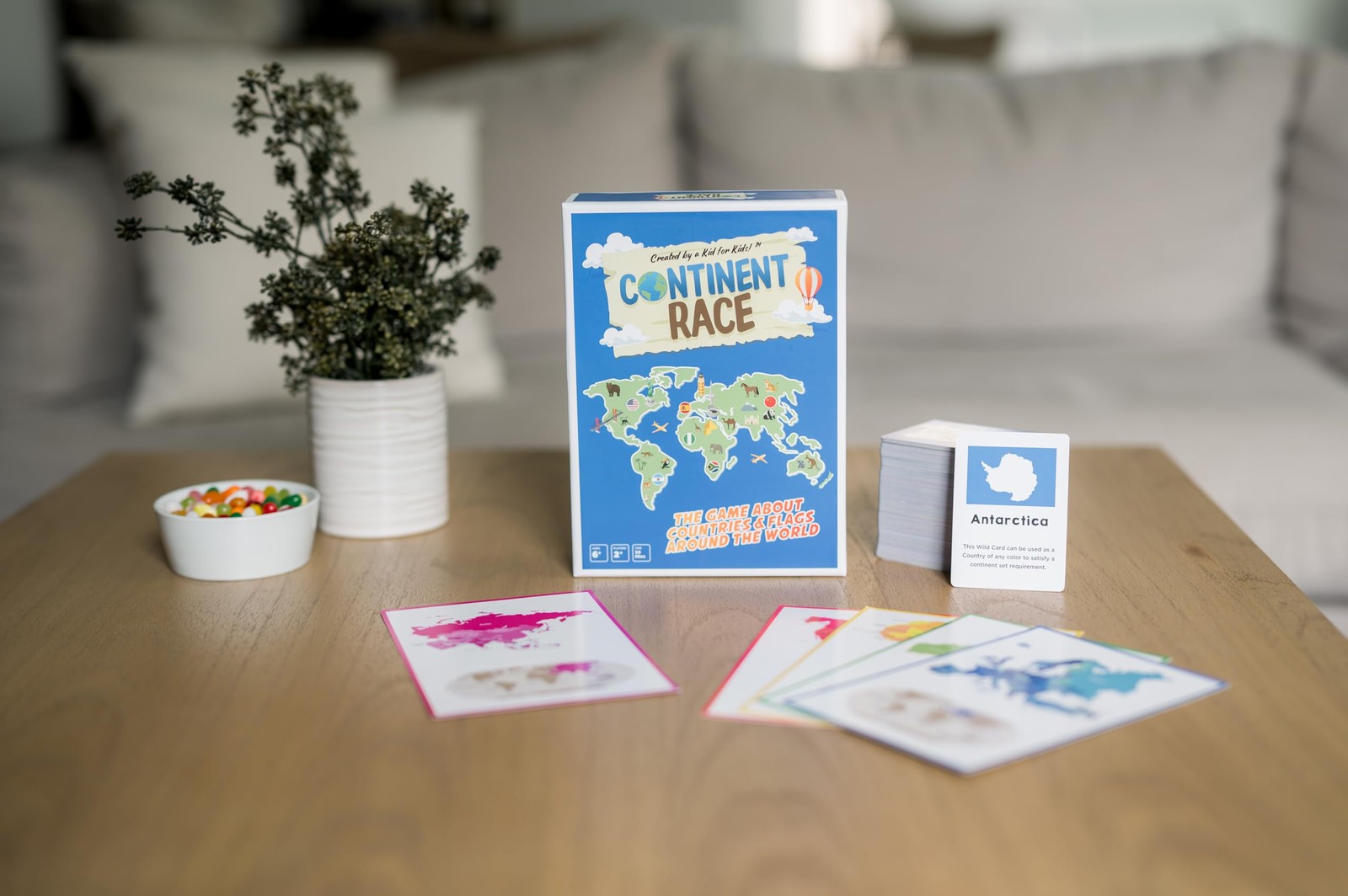 Continent Race Geography Learning Educational Game for Kids 7 Years and Up Tr…