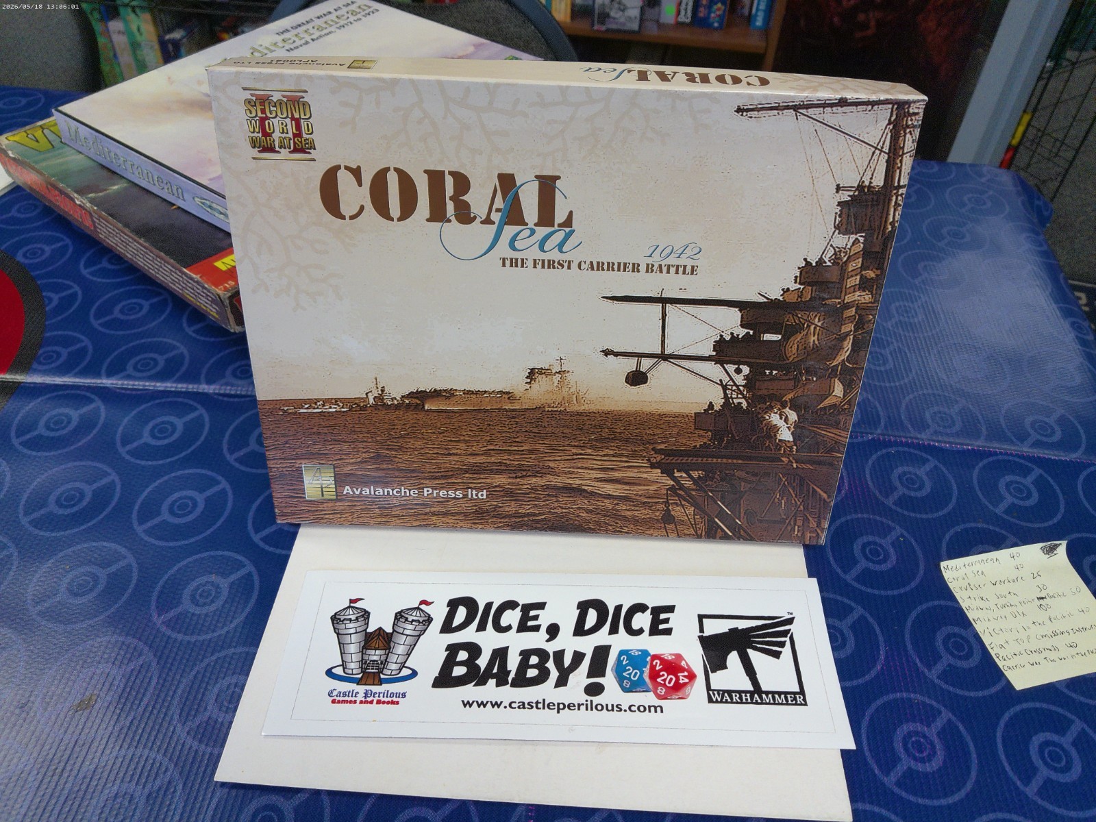 Coral Sea: The First Carrier Battle 1942 Avalanche Press #APL0041 Unpunched