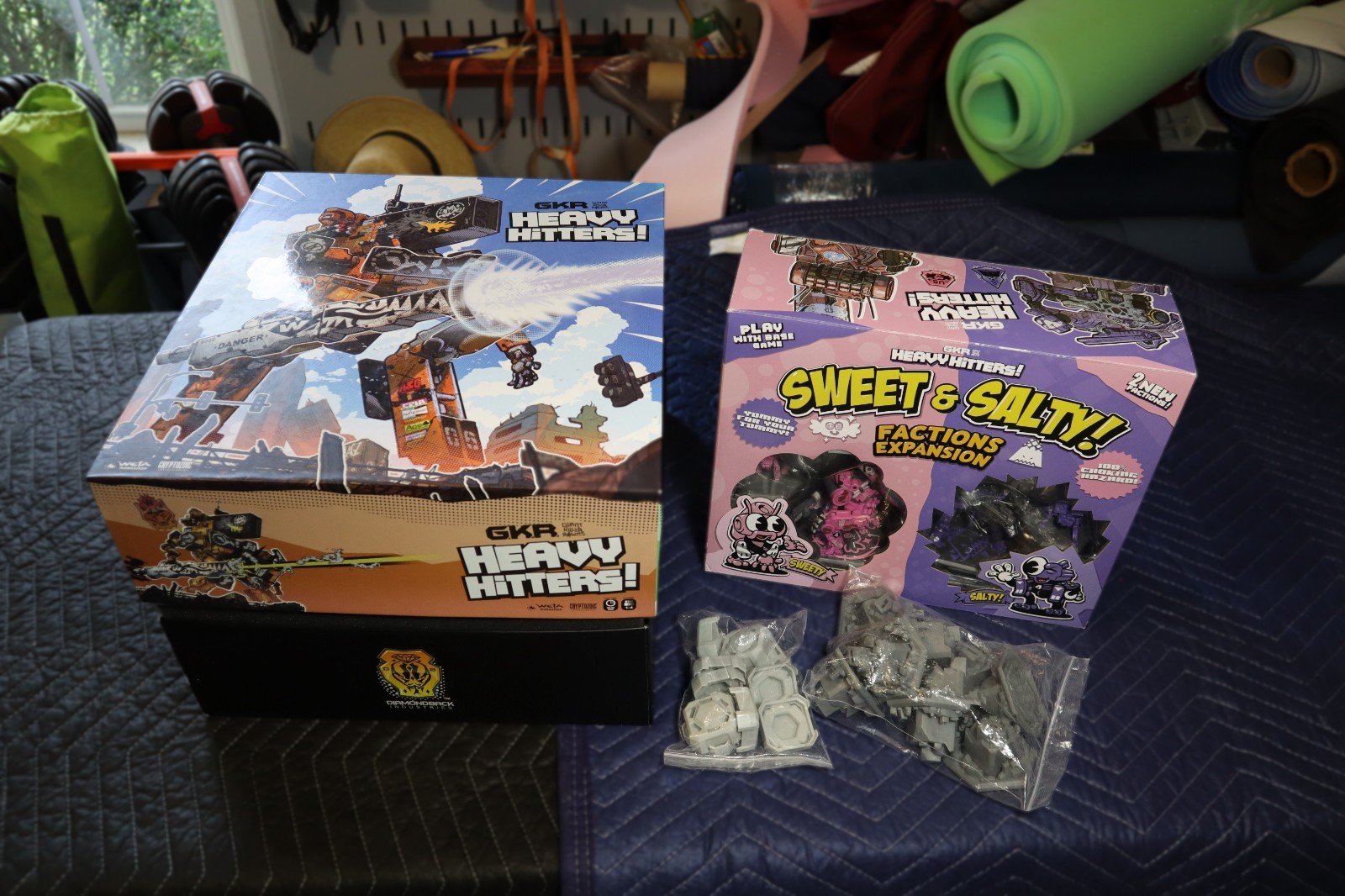 GKR Giant Killer Robots Heavy Hitters Board Game With All Expansions