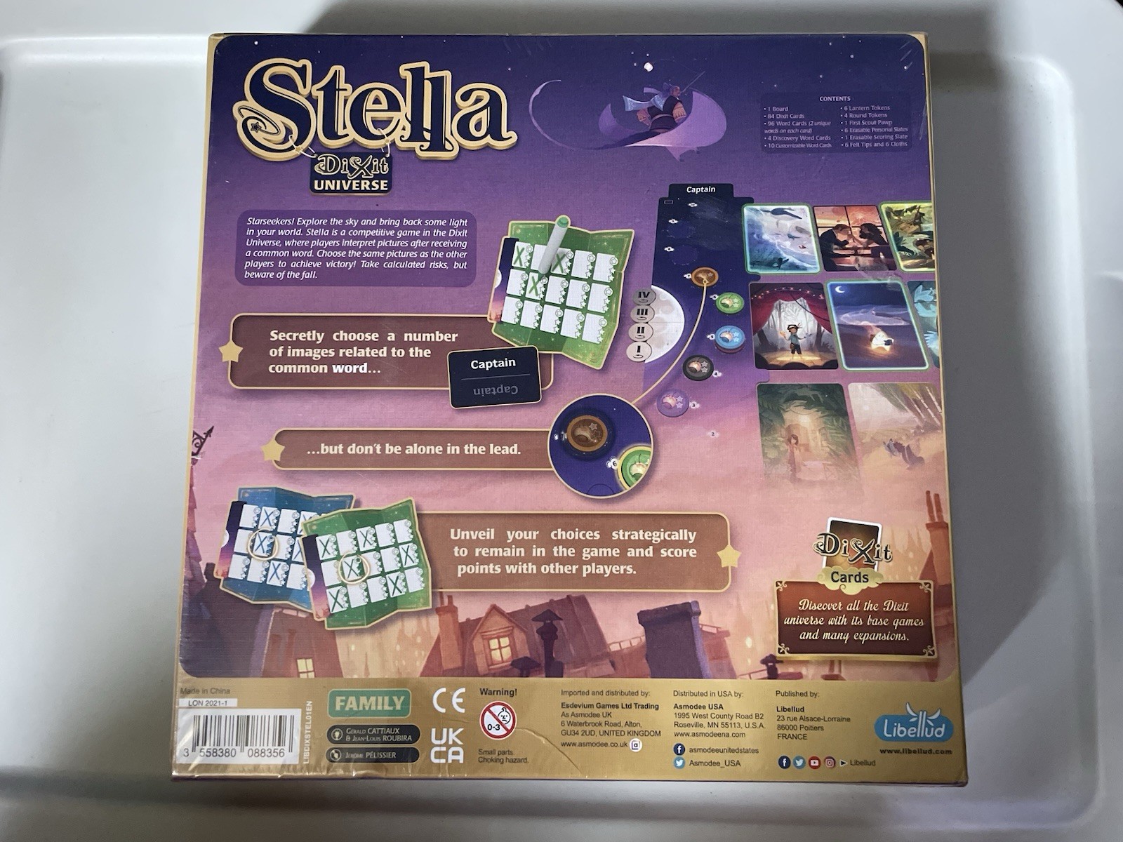 Libellud Stella: Dixit Universe Board Game Cards 3-6 Players Age 8+ (2021)