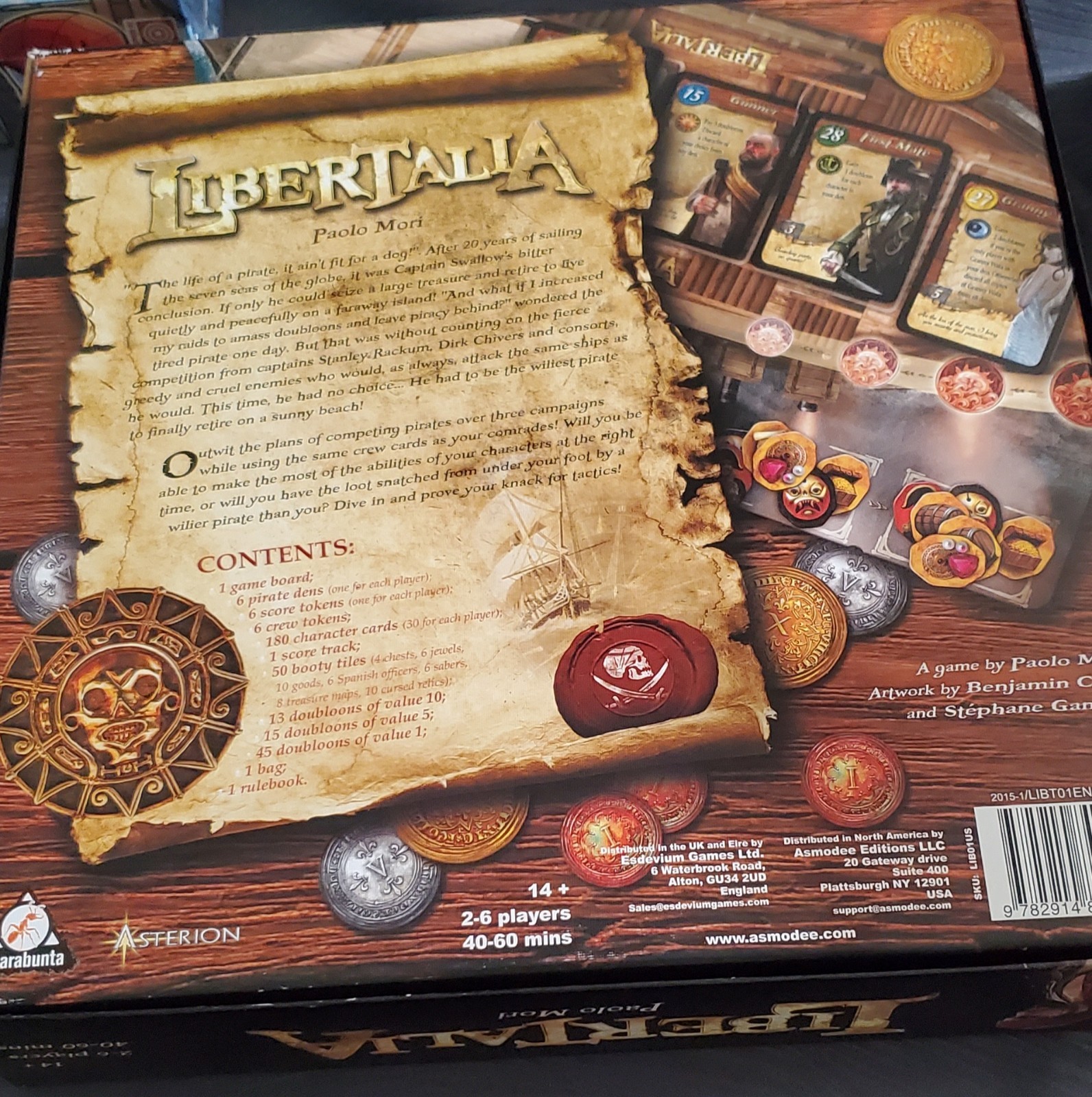 Libertalia Complete Board Game Marabunta Asmodee Games