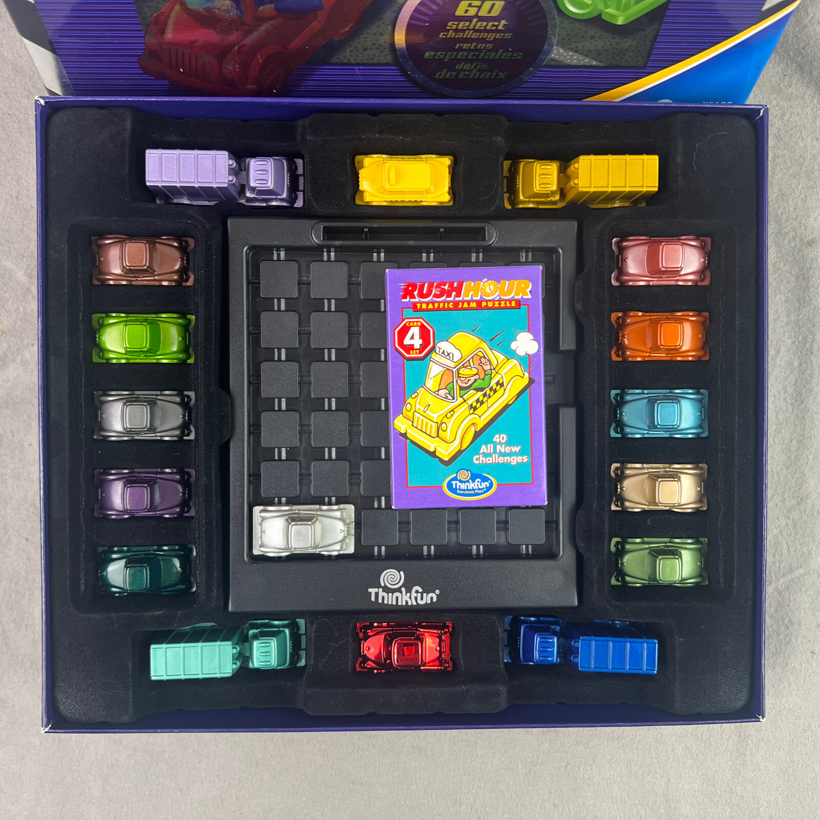 Thinkfun 2006 Rush Hour Deluxe Edition Ultimate Traffic Jam Game Ages 8+ NIOB