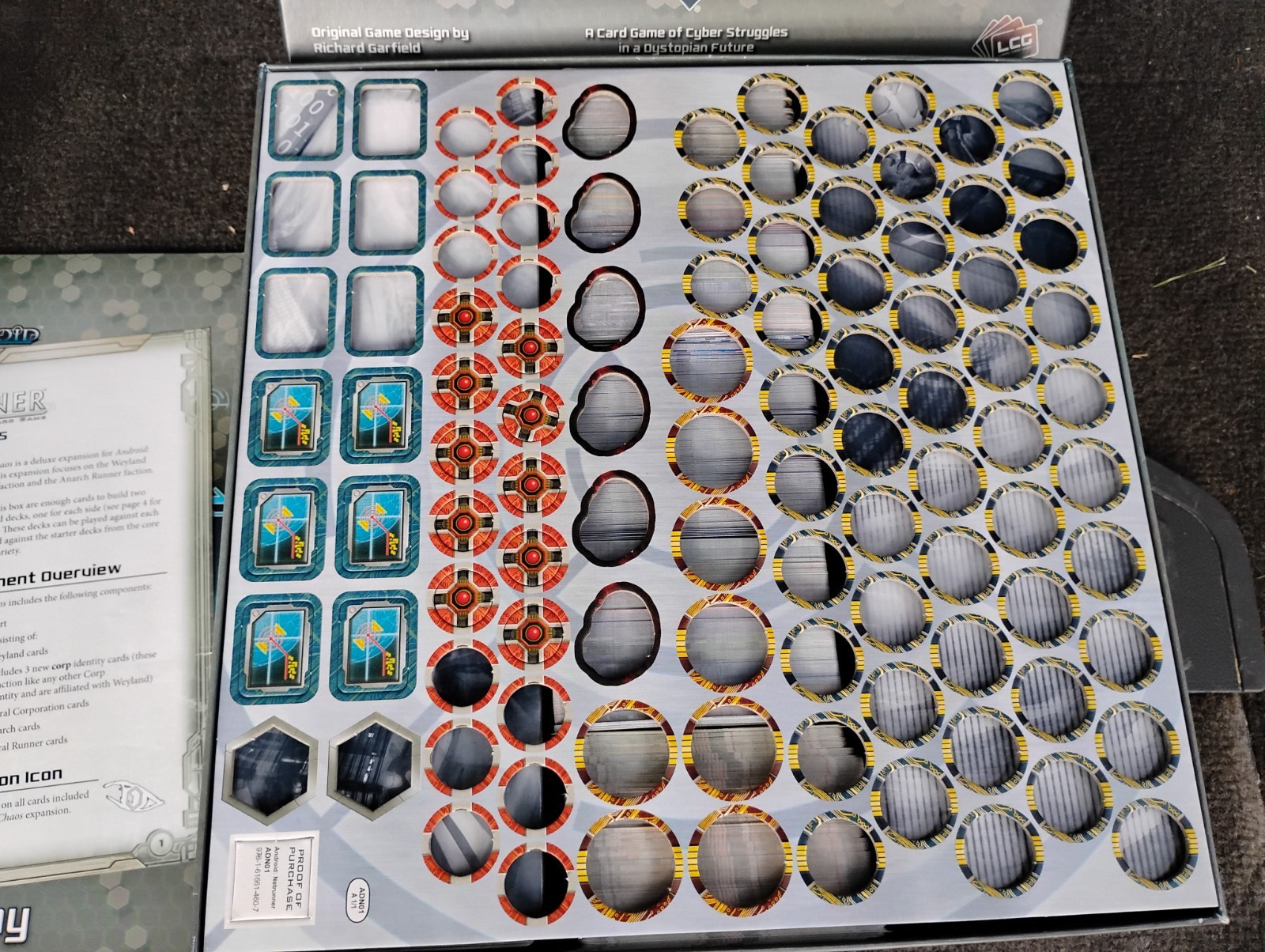 Android Netrunner Base Game + Order and Chaos + System Update + Midnight Sun