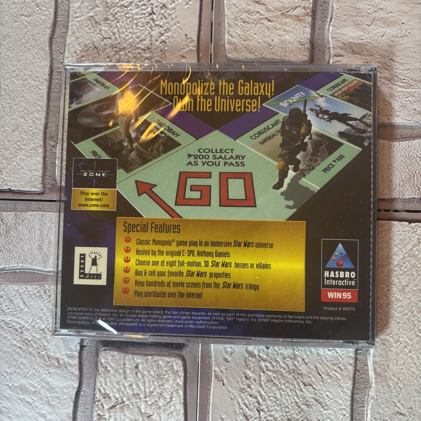 monopoly star wars cd rom edition 1997 win95