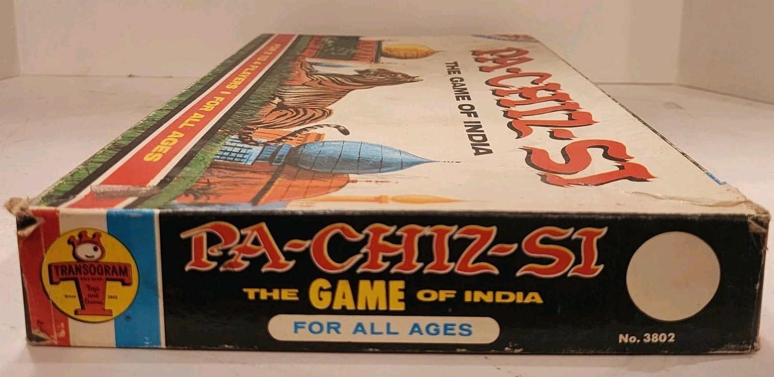 Vintage ” PA-CHIZ-SI” Board Game The Game of India Transogram Family Game
