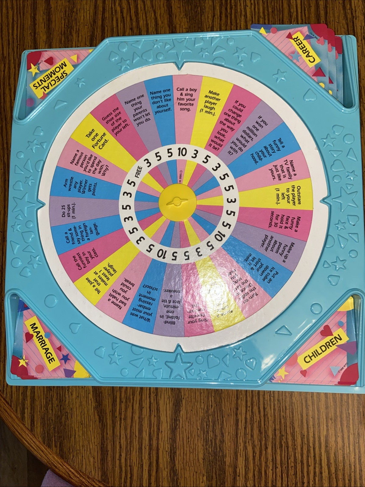 VINTAGE 1988 GIRL TALK BOARD GAME Golden Western Publishing Complete