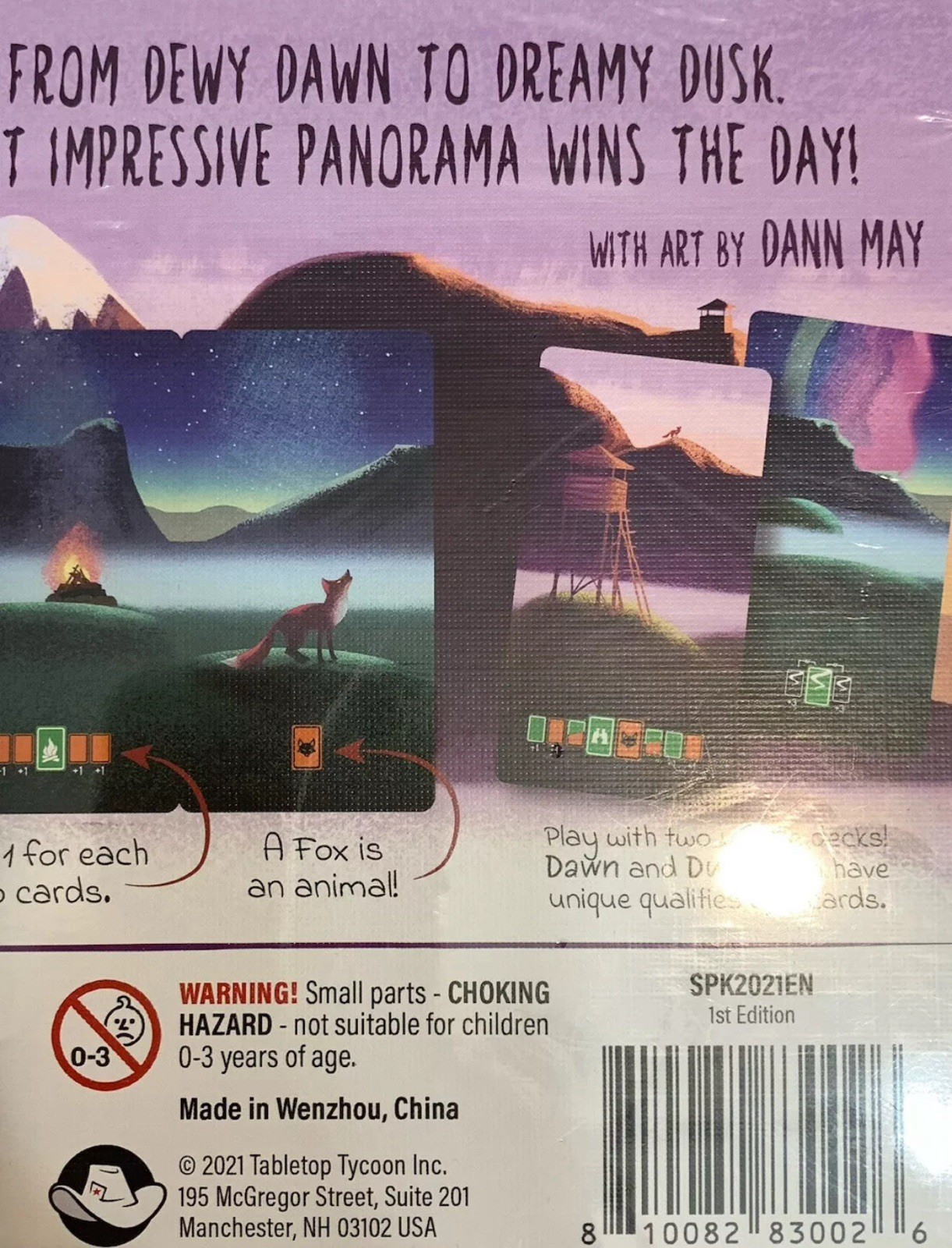 Panorama Card Game By Alex Winter 2021 New In Sealed Box